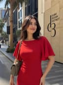 Red dress