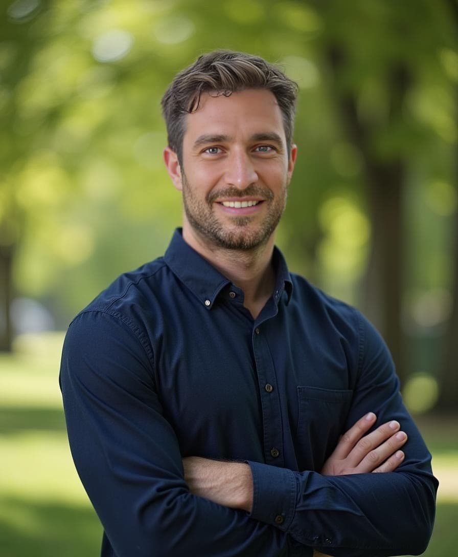 Example AI headshot 5 generated with Aragon