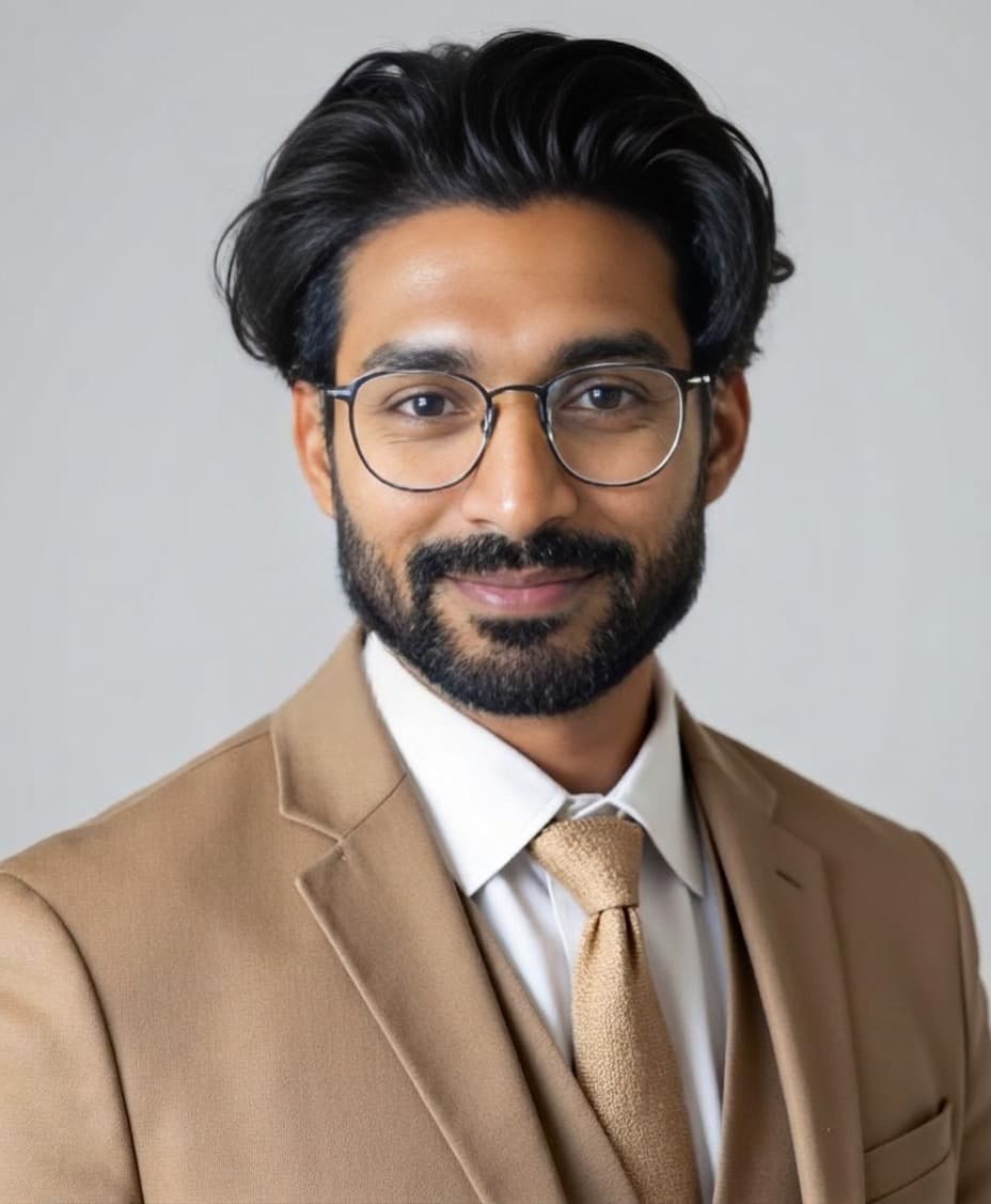 Example AI headshot 9 generated with Aragon