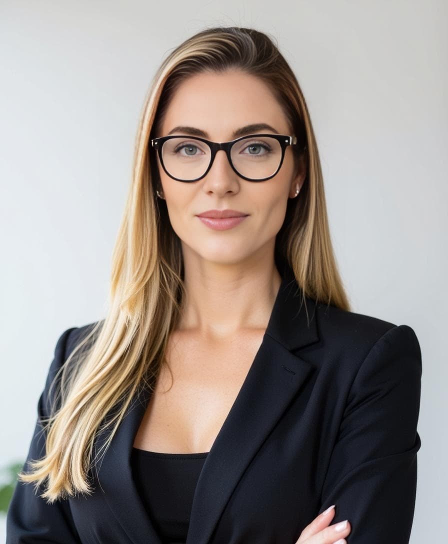 Example AI headshot 6 generated with Aragon