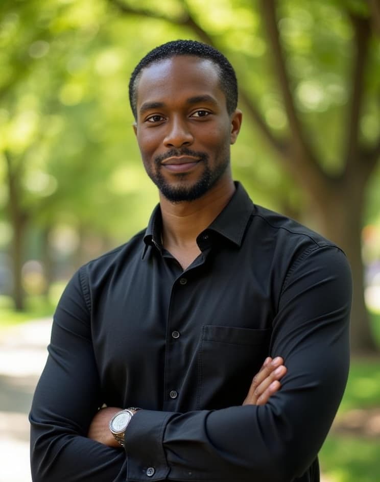 Professional AI team headshot example 6 from the Team2 gallery on Aragon.