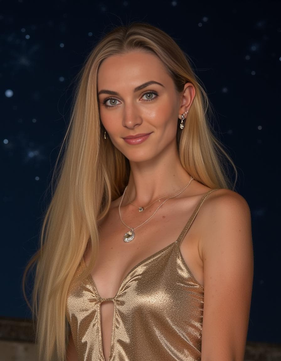 Glamour style AI photo example 12 in the Aragon photo generator header gallery.