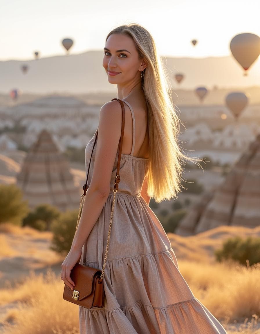 Travel style AI photo example 11 in the Aragon photo generator header gallery.