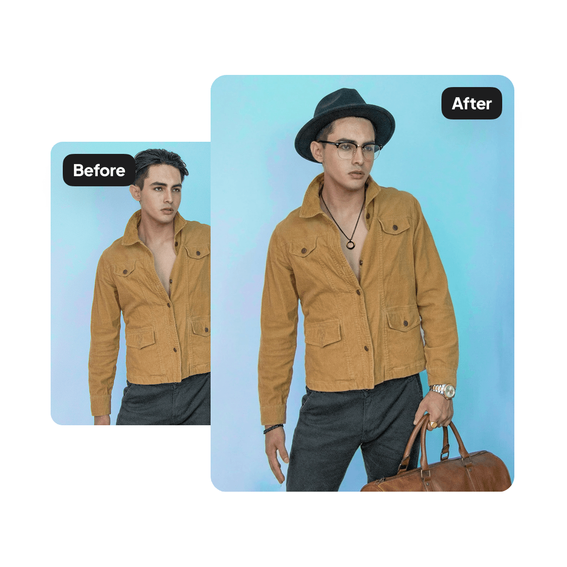 A third sample result from the Accessory Generator, previewing one more edit.