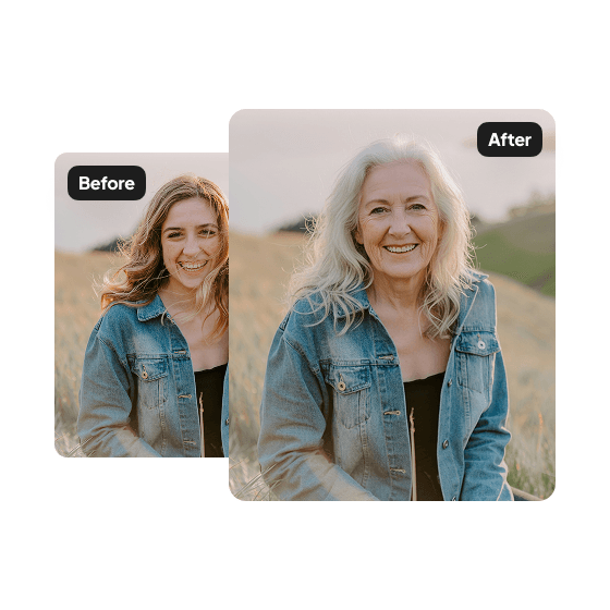 A third sample result from the Aged Filter, previewing one more edit.