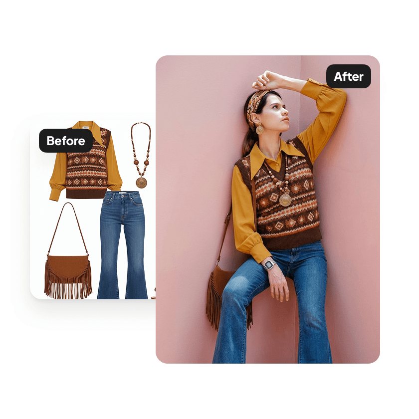 A third sample result from the AI Stylist tool, previewing one more edit.