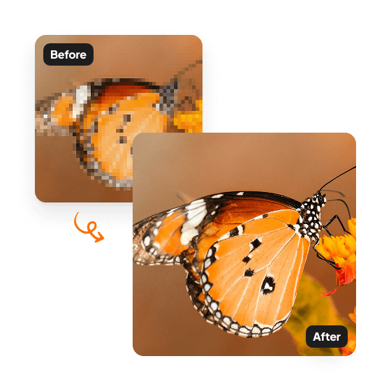 A second sample result from the Photo Enhancer, showing another edit.