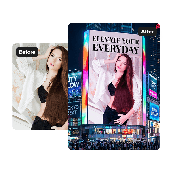 A third sample result from the Billboard Generator, previewing one more edit.