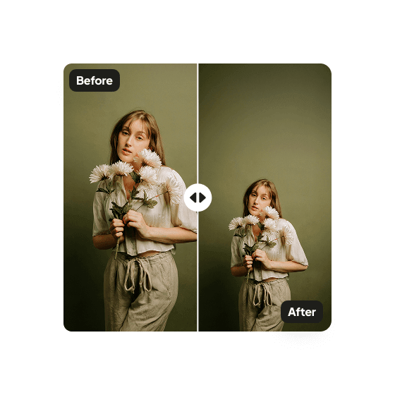 A sample result from the Image Extender tool, previewing an edited photo.