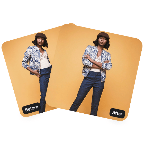 A third sample result from the Pose Editor, previewing one more edit.