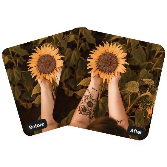 A third sample result from the Virtual Tattoo Try-On, previewing one more edit.