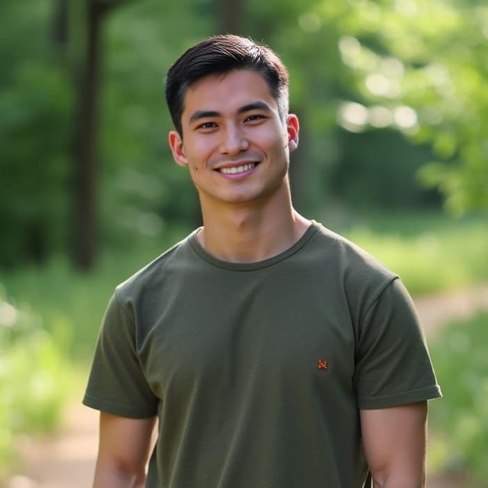 Example AI headshot 11 generated with Aragon