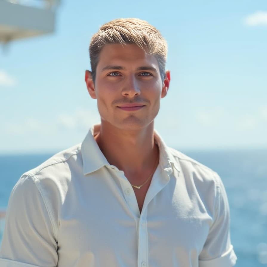 Example AI headshot 4 generated with Aragon